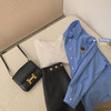 金蘑菇菇【tagtag标签衬衫】断码1色，特价 韩系休闲条纹格子长袖衬衫 商品缩略图4