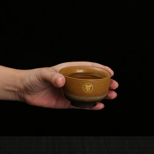 粗陶人生五色杯，仁义礼智信，禅心品茗 商品图1