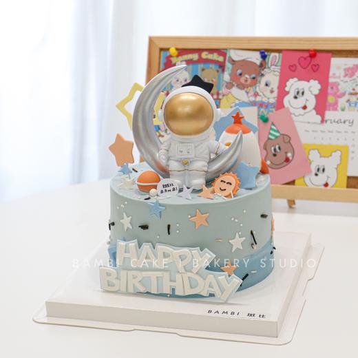 月球漫步宇航员主题蛋糕 商品图1