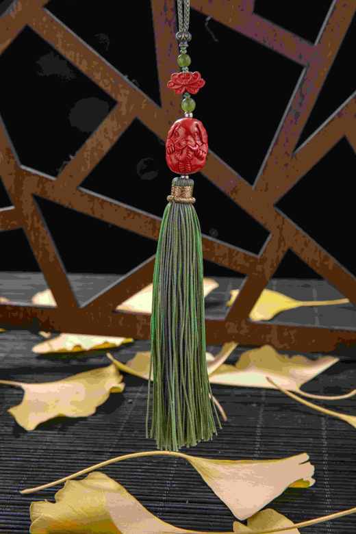 促销-朱砂象鼻挂件 商品图1