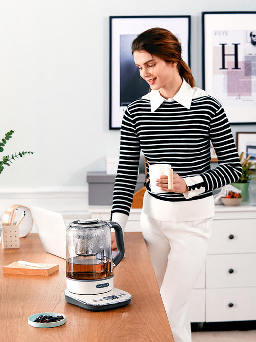 【6F】摩飞养生壶多功能升降煮茶器迷你办公室自动小型家用大容量花茶壶MR6088 商品图3