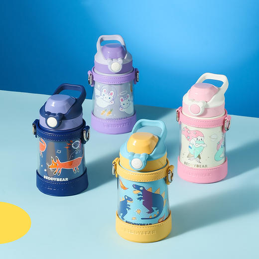 杯具熊童梦系列保温杯带吸管   BJX 商品图0