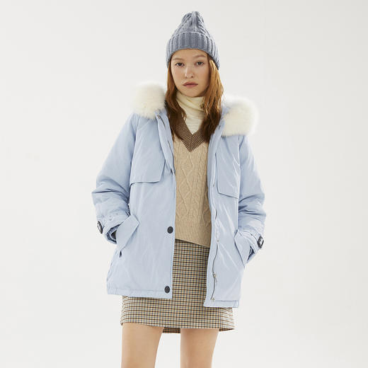 衣恋毛领派克纯色羽绒服EEJDB4VC7M 商品图6