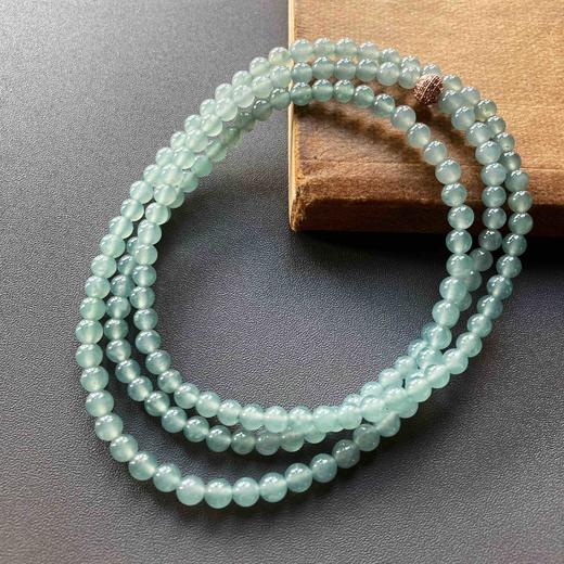 高冰种翡翠珠串 商品图1