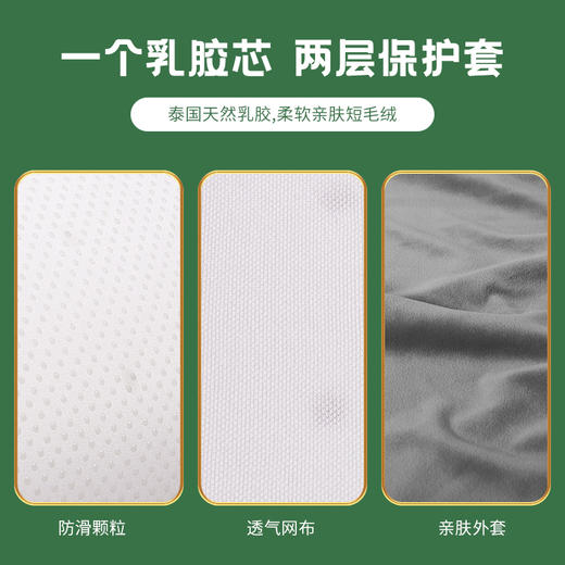 TAIHI泰嗨泰国进口天然乳胶坐垫高回弹力柔软Q弹椅垫 商品图3