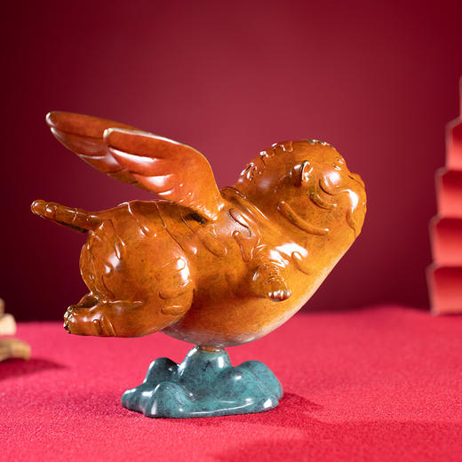 朱炳仁·铜  小飞虎 虎年摆件 虎年生肖礼物  精致铜摆件 新年礼物 商品图5