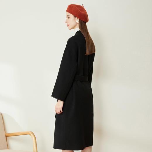 LD994斯尔丽[专柜同款]瑟俪2021冬新款气场外套设计感皮带扣时尚大衣女 商品图1