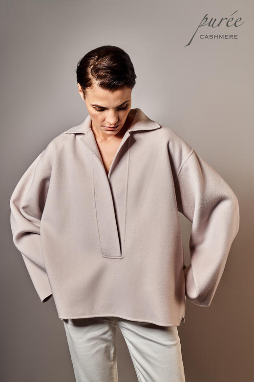 #0208「POLO SHORT COAT   」100% CASHMERE  Polo领短大衣 商品图4