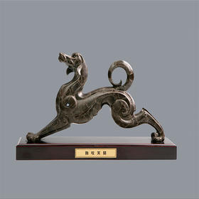 宇达青铜摆件 十二生肖狗《狗咬天开》创意装饰 家居工艺摆件  高22cm