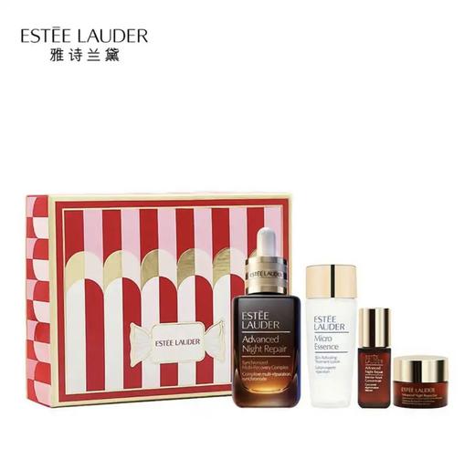 【周末福利】Estee Lauder雅诗兰黛2021年小棕瓶四件套（小棕瓶50ml+原生液30ml+蓝光眼霜5ml+高能小棕瓶5ml） 商品图0