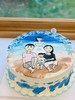 手绘一家四口奶油蛋糕 下单前请仔细阅读商品详情 商品缩略图0