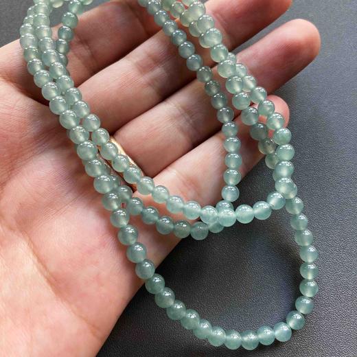 高冰种翡翠珠串 商品图7