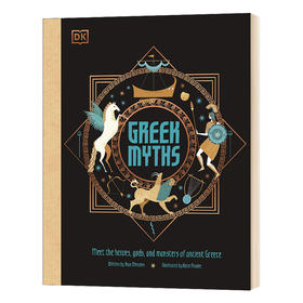 古希腊神话插图故事 英文原版 Illustrated Greek Myths 全彩插图 儿童经典童话故事书 英文版进口原版英语书籍