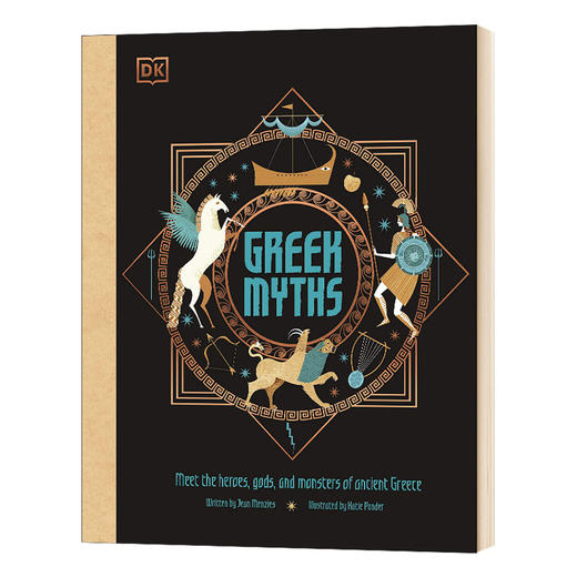 古希腊神话插图故事 英文原版 Illustrated Greek Myths 全彩插图 儿童经典童话故事书 英文版进口原版英语书籍 商品图0