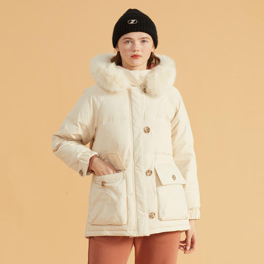 衣恋简约毛领羽绒服EEJDB4VC1C 商品图7