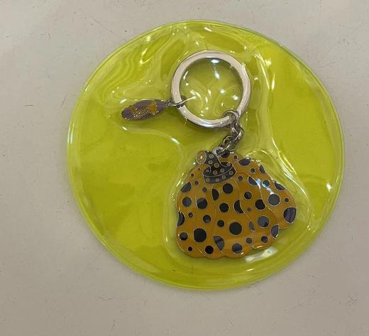 草间弥生钥匙扣-黄黑南瓜 商品图0