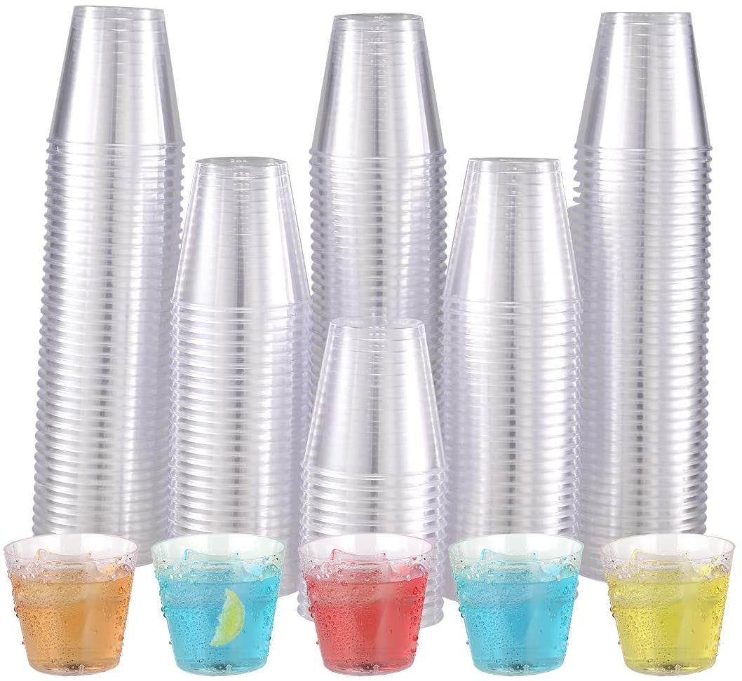 2 ounce plastic shot glasses