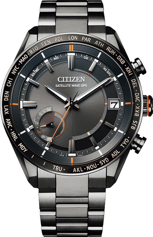 西铁城（CITIZEN）光动能卫星对时男表舒博钛日期显示CC3085-51E 商品图1