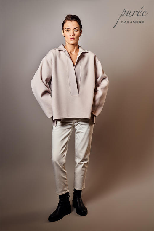 #0208「POLO SHORT COAT   」100% CASHMERE  Polo领短大衣 商品图1