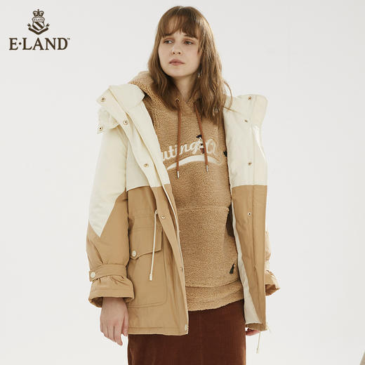 衣恋工装撞色派克羽绒服EEJDB4VC6M 商品图0