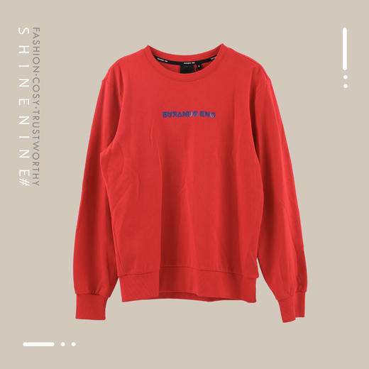 E19P21MKO023夸张印花圆领卫衣 商品图0