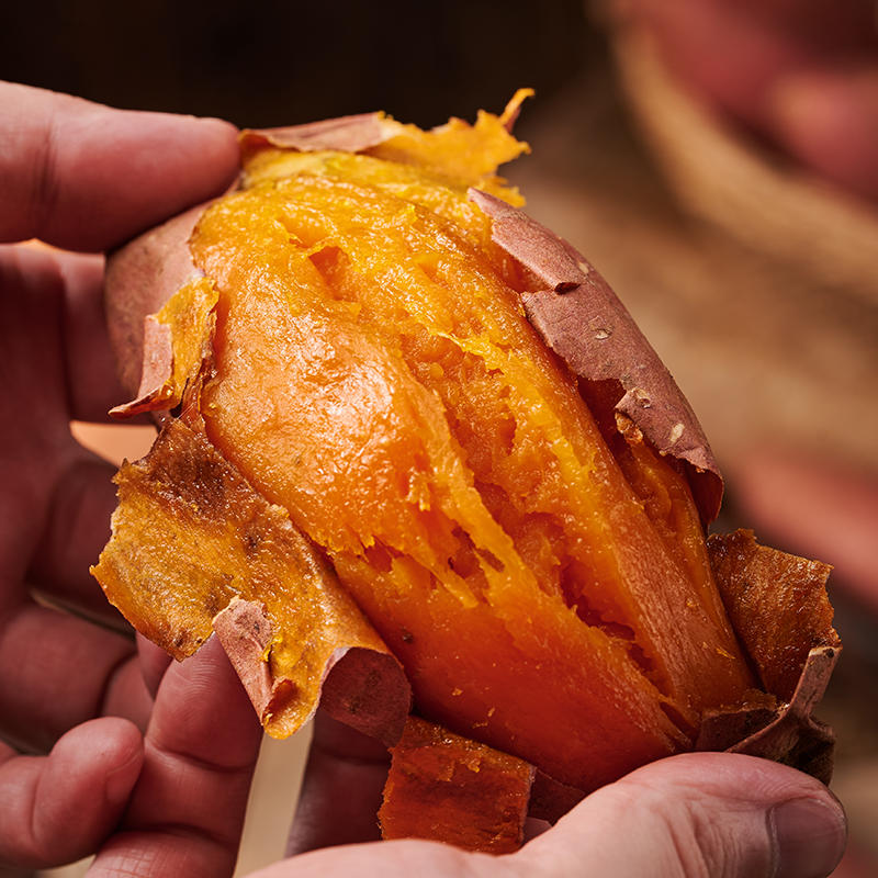 【黑卡会员专享】河北唐山烤薯级—烟薯25号 山地烟薯 皮薄如纸 蜜得