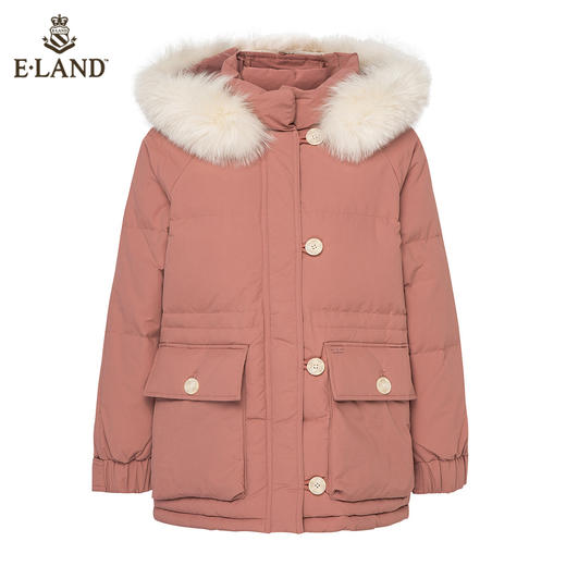 衣恋简约毛领羽绒服EEJDB4VC1C 商品图4