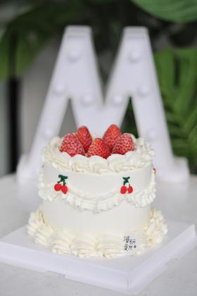 【生日蛋糕】樱桃草莓款