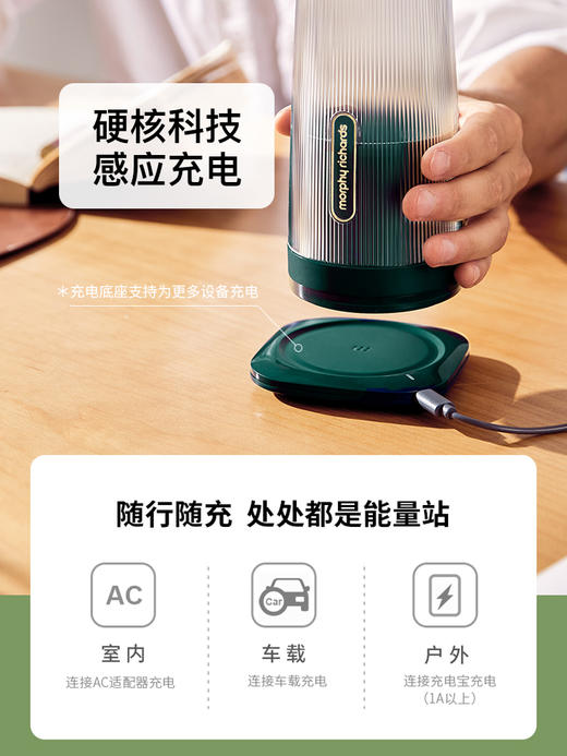 【6F】摩飞MR9800榨汁杯家用迷你电动便携炸果汁无线榨汁 商品图2