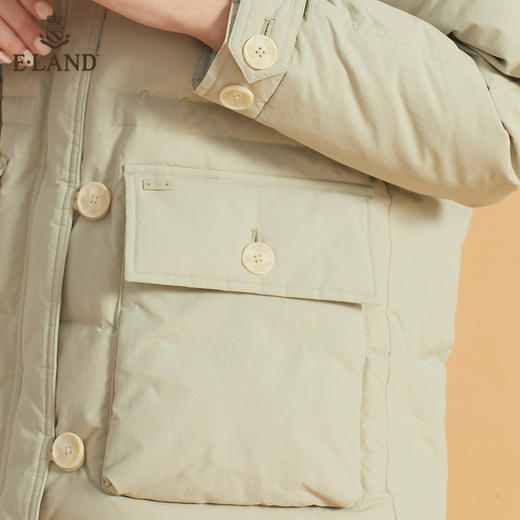 衣恋简约毛领羽绒服EEJDB4VC1C 商品图3