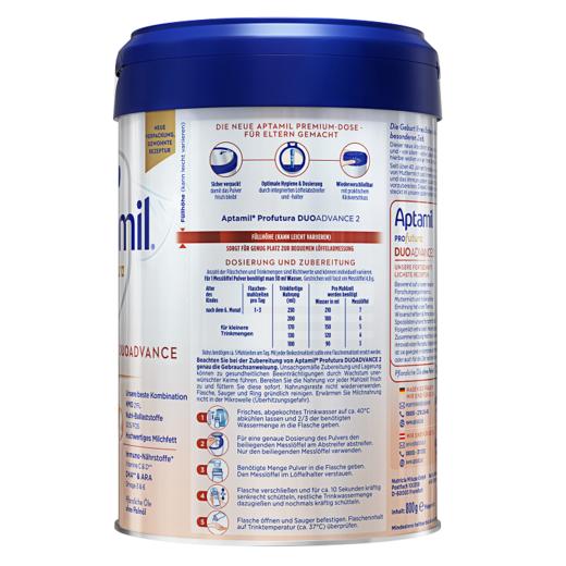 多规格|【保税】德国爱他美Aptamil婴幼儿白金版奶粉2段800g新包装 商品图2