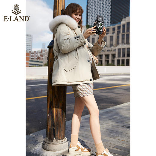 衣恋毛领派克纯色羽绒服EEJDB4VC7M 商品图1