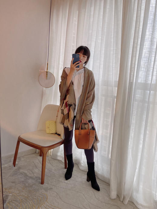 巴宝莉Burberry【威尔士格纹大披肩】 商品图4