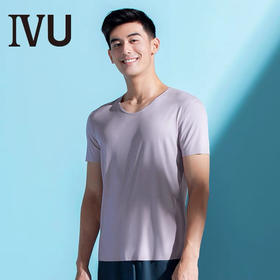 6F  IVU莫代尔抗菌短袖T恤情侣男女款穿家居服9.20