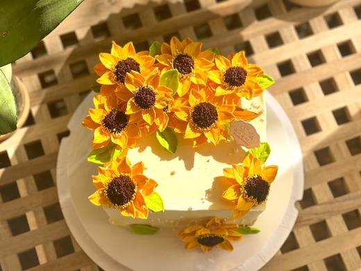 方形韩式太阳花蛋糕（需要提前两天预订） 商品图0