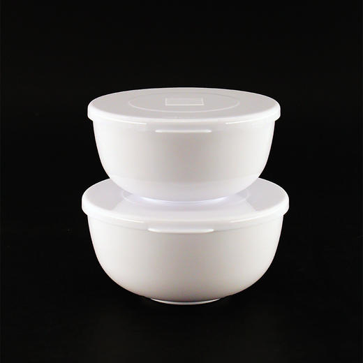 【靜思JING SI】环保母子碗 (中350ml + 小270ml) 透明色/米白色 商品图4