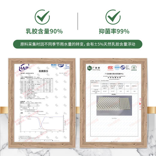 TAIHI泰嗨泰国进口天然乳胶坐垫高回弹力柔软Q弹椅垫 商品图2