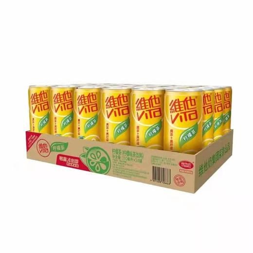 维他奶 维他柠檬茶饮料  310ml*24罐 商品图4