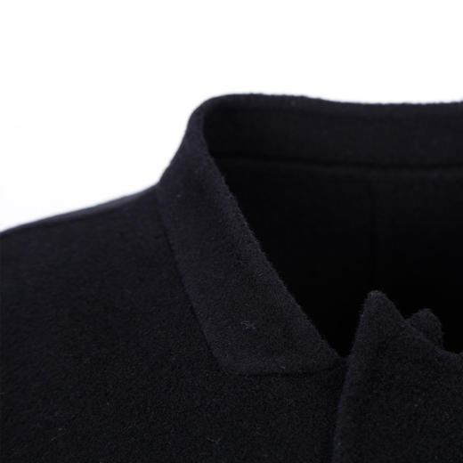 LH9V8斯尔丽瑟俪2021秋冬新款设计感时尚扣直筒显瘦羊毛双面呢短大衣 商品图4