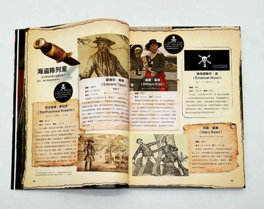 爱因斯坦讲堂系列丛书四种：《海盗之书》《怪诞历史》《间谍与秘战》《西部牛仔》 商品图4