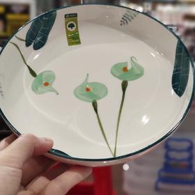 天顺一枝独秀8英寸金雅饭盘