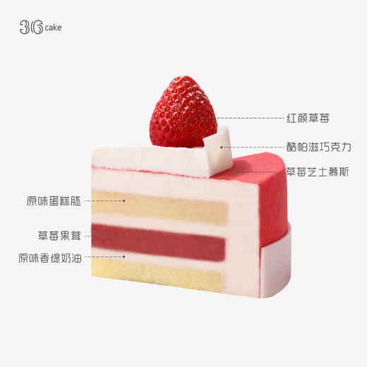 【圣诞季】草莓慕斯，可选1.5磅 商品图3