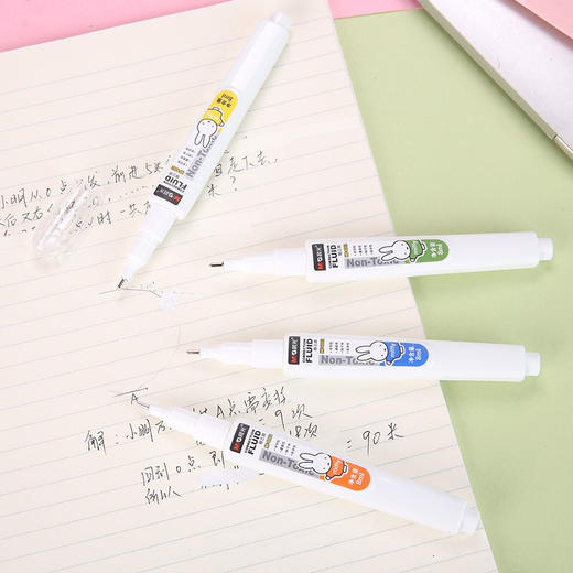 晨光修正液米菲MF6002快干笔式便携改错液学生环保涂改液 商品图2