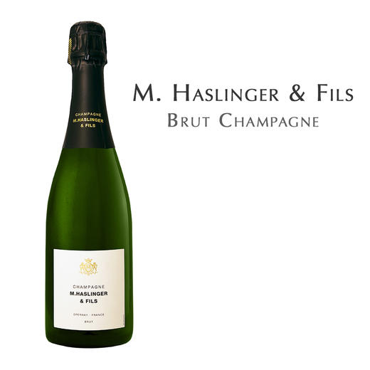 【6支装】赫灵爵父子天然型香槟 法国 M. Haslinger & Fils Brut Champagne France 商品图0