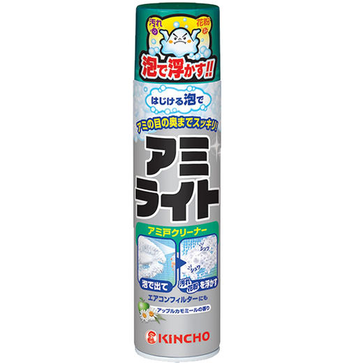 日本金鸟kincho纱窗空调清洁剂洗厨房金刚网去污除垢隐形窗户清洗喷雾 商品图5