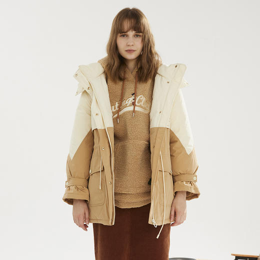 衣恋工装撞色派克羽绒服EEJDB4VC6M 商品图5