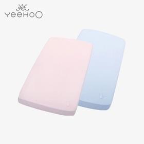 英氏四季针织纯棉宝宝床单 儿童防尘床垫罩大床笠175635 175630