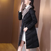 AHM-xwf8483新款时尚名媛气质修身翻领长袖中长款棉服外套 商品缩略图2