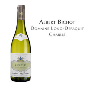 阿尔伯特·毕修酒庄长笛庄园夏布利村白葡萄酒 法国  Albert Bichot Domaine Long-Depaquit Chablis France