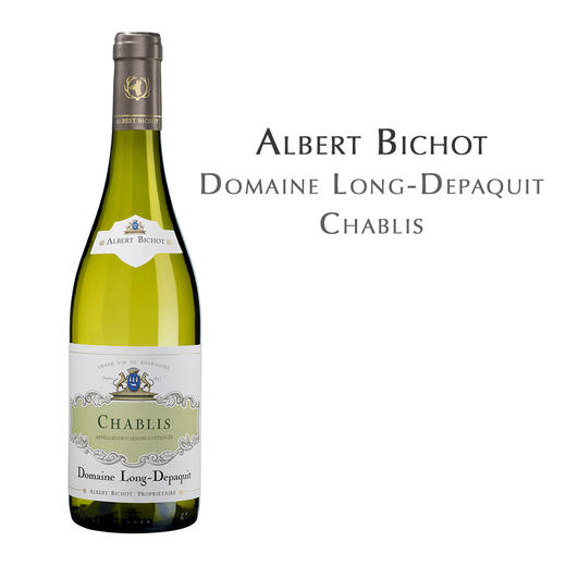 阿尔伯特·毕修酒庄长笛庄园夏布利村白葡萄酒 法国  Albert Bichot Domaine Long-Depaquit Chablis France 商品图0